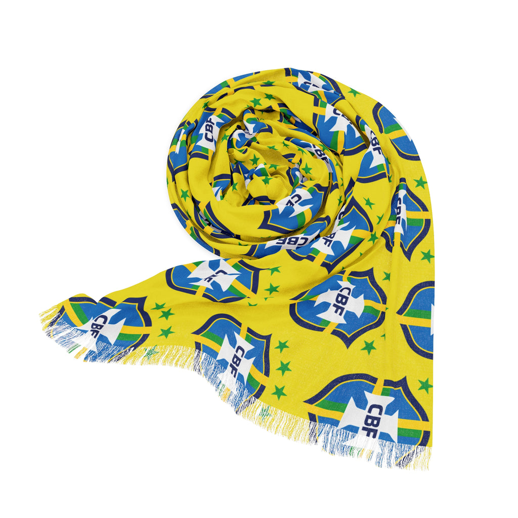 BRAZIL · FIFA World Cup 2026 Scarf | Lightweight Fan Scarf | Soccer Supporter Accessory