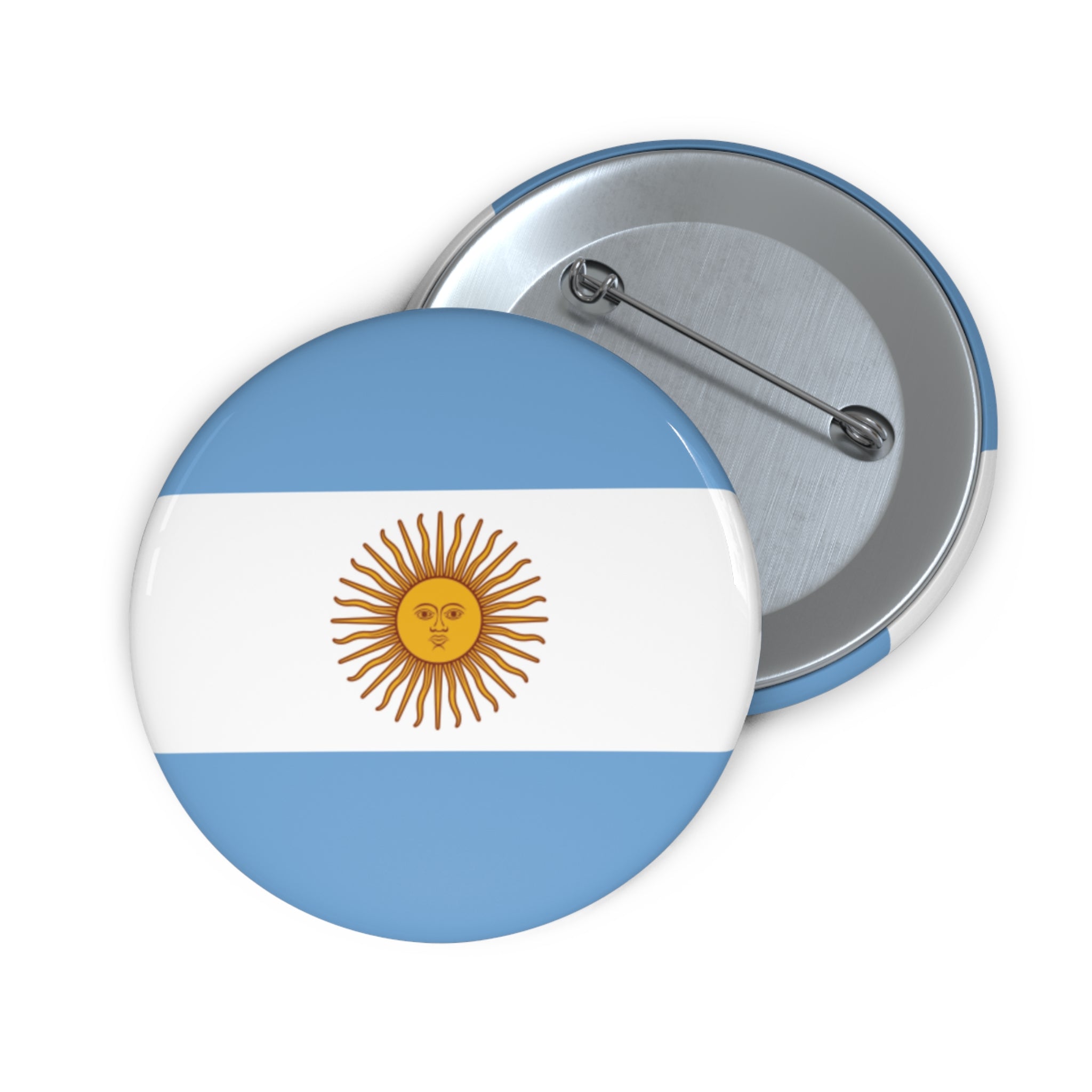ARGENTINA Soccer Pin Button – National Crest Fan Badge | World Cup 2026 Accessories