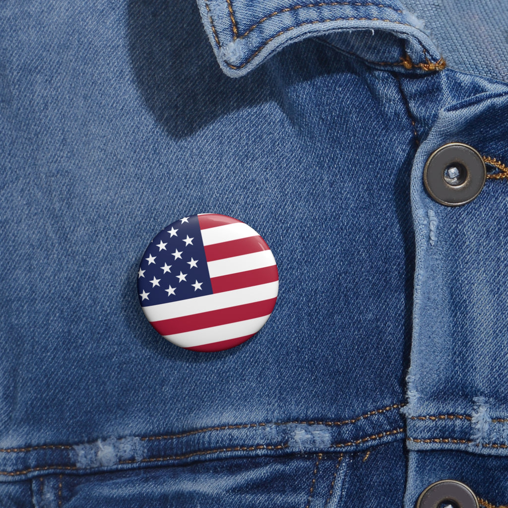 USA Soccer Pin Button – National Crest Fan Badge | World Cup 2026 Accessories