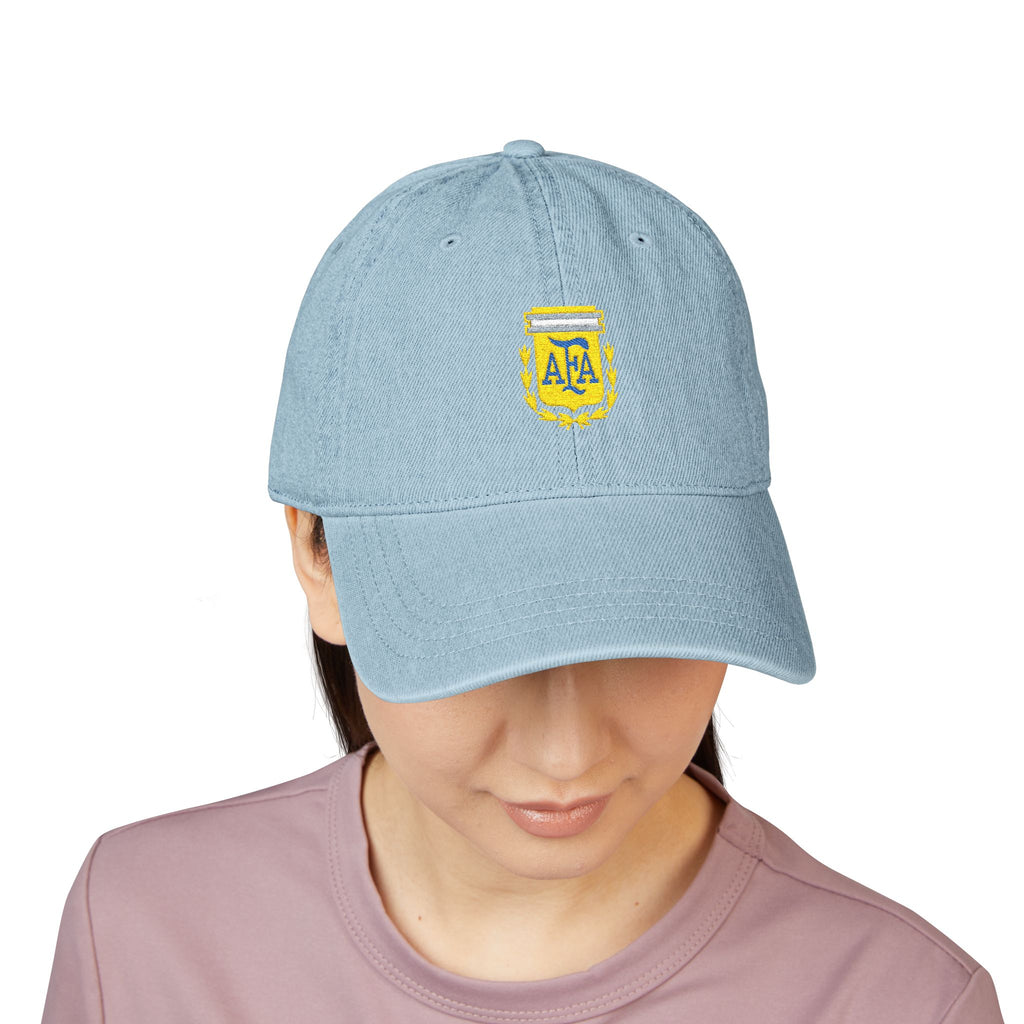 ARGENTINA · FIFA World Cup 2026 Dad Hat | Embroidered Fan Cap | Soccer Supporter Accessory