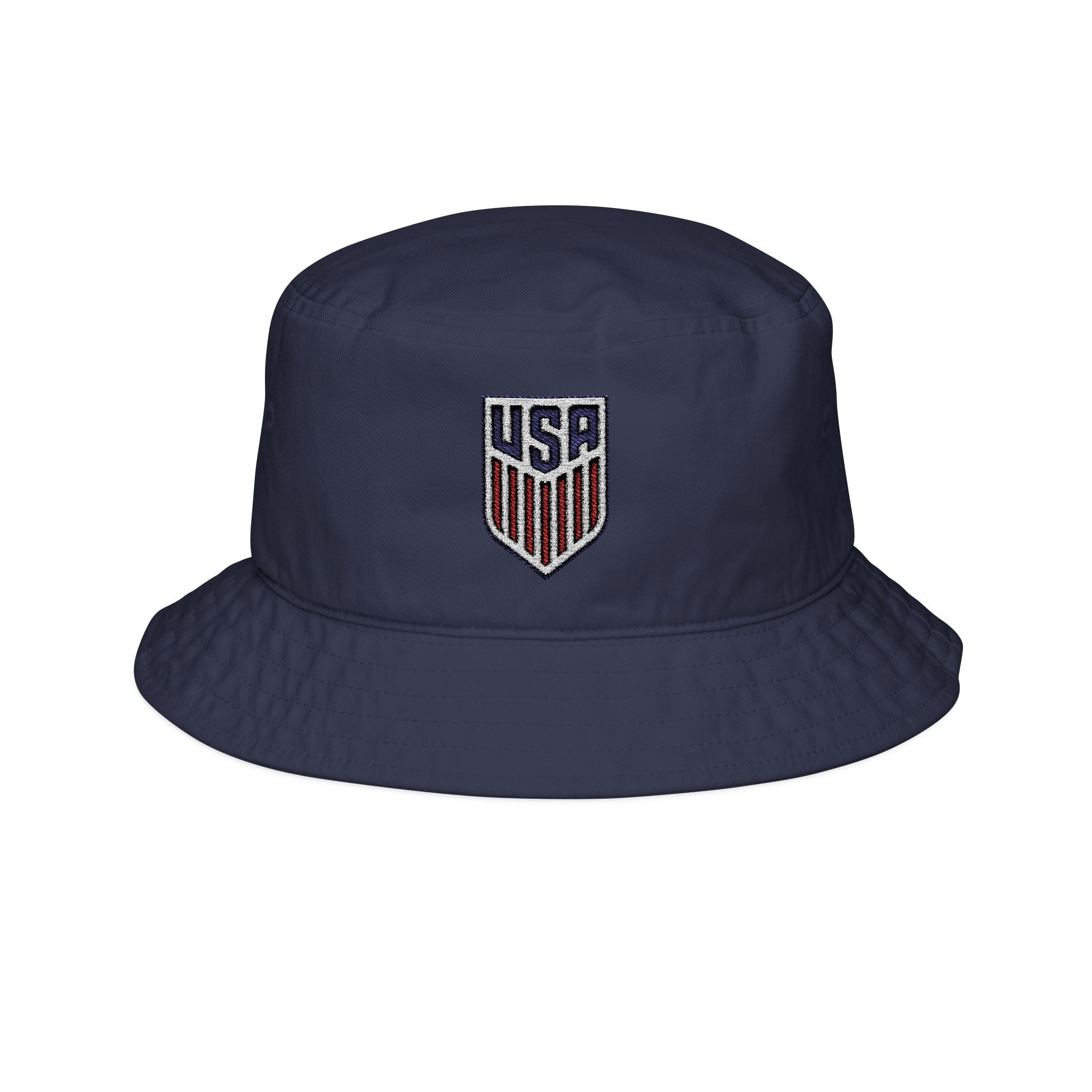 USA World Cup 2026 Bucket Hat – Embroidered Soccer Crest | Classic Fan Cap