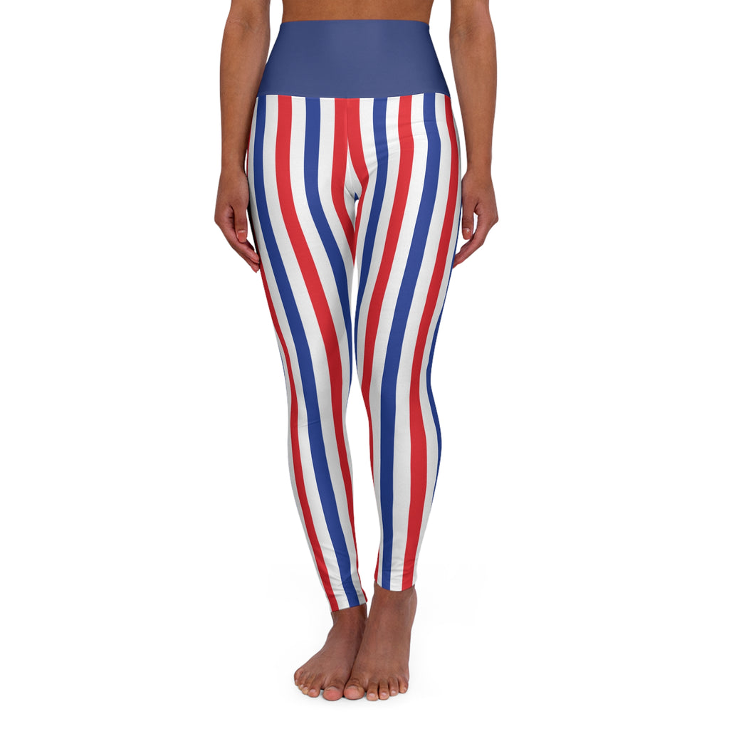 France · FIFA World Cup 2026 High-Waisted Leggings | National Flag Yoga Pants | Soccer Fan Activewear
