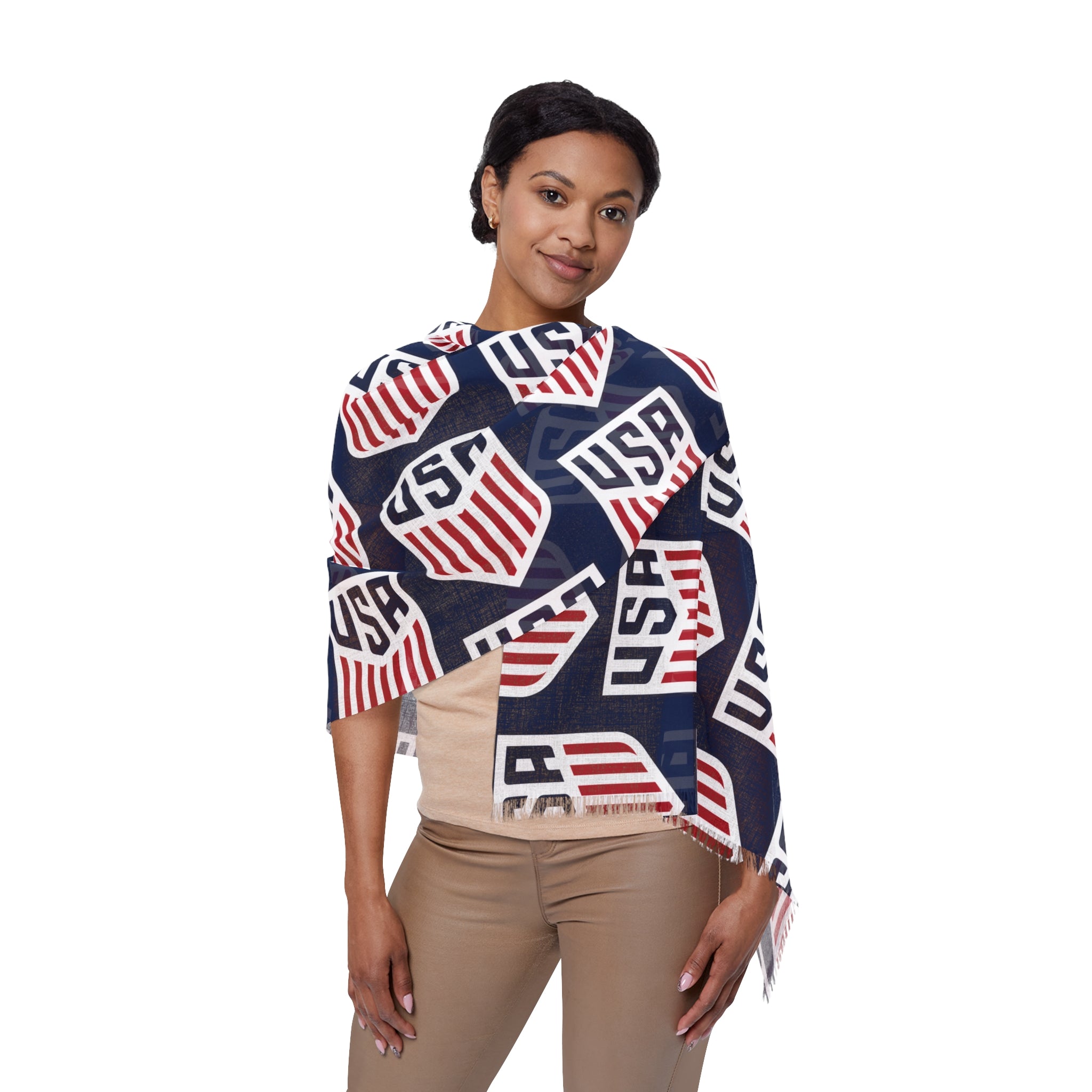 USA · FIFA World Cup 2026 Scarf | Lightweight Fan Scarf | Soccer Supporter Accessory